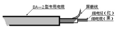 防腐超聲波液位計(jì)電纜線示意圖